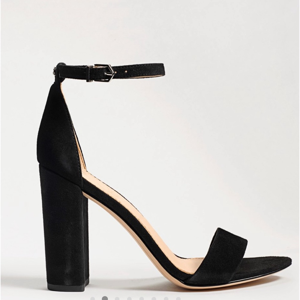 Sam Edelman YARO, BLACK SUADE Sandal             Size 8